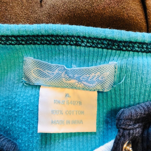 Florette Layered-Look Ribbed Top - Picture 3 of 3